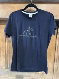 T-SHIRT RIDE MORE marine TM HKM