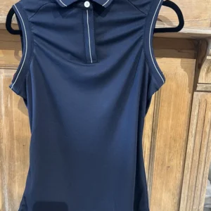 Polo sans manche femme marine Catherine HKM