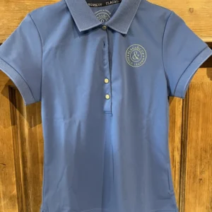 Polo ANZIA coul. bleu iris FLAGS&CUP