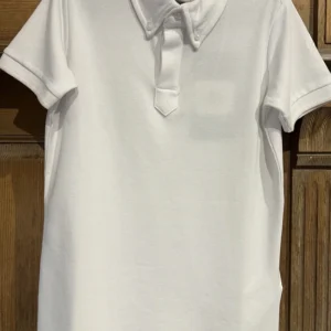 Polo de concours junior blanc SAN JUAN HKM
