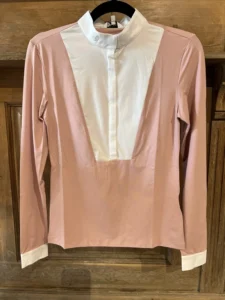 Polo de concours manches longues STELLA pivoine TS HARCOUR