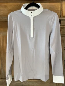 Polo de concours manches longues dapple grey ELIZZYE EQUILINE