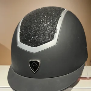 Casque INSERT lamé noir 58/60 EQUITHEME
