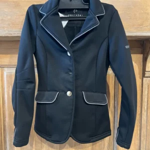 Veste de concours enfant noire 6 ans EQUITHEME